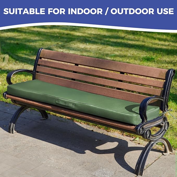 Outdoor Bench Cushions for Outdoor Furniture, Waterproof Bench Pillow, Fade - Image 7