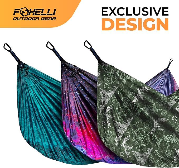 Foxelli Camping Hammock – Ultralight Hammock - Image 6