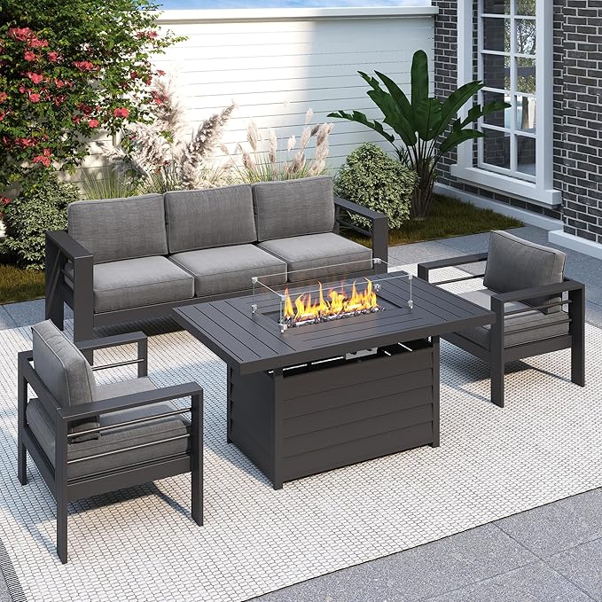 Solaste Aluminum Patio Furniture Set by Solaste