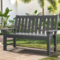 YITAHOME Garden Bench, All Weather Outdoor Bench by YITAHOME