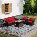 Joyside Wicker Patio Furniture Sets, 5 Pieces Upgraded Large Size Outdoor by Joyside