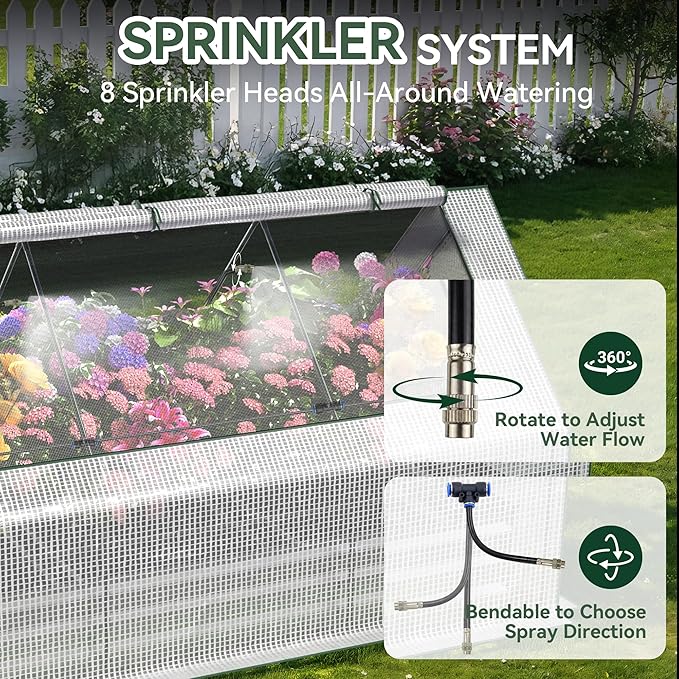 Raised Garden Bed with Self-Watering System, Galvanized Raised Beds - Image 2