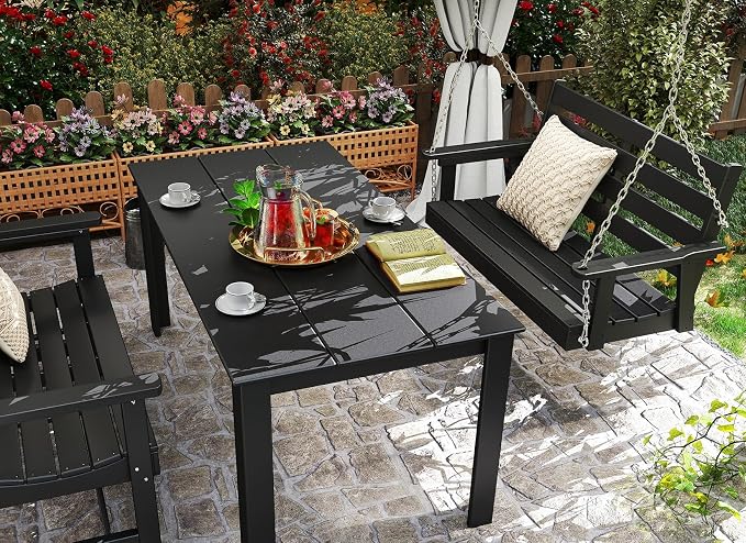 GREENVINES Porch Swing | 51’’ | HDPE Plastic | - Image 4