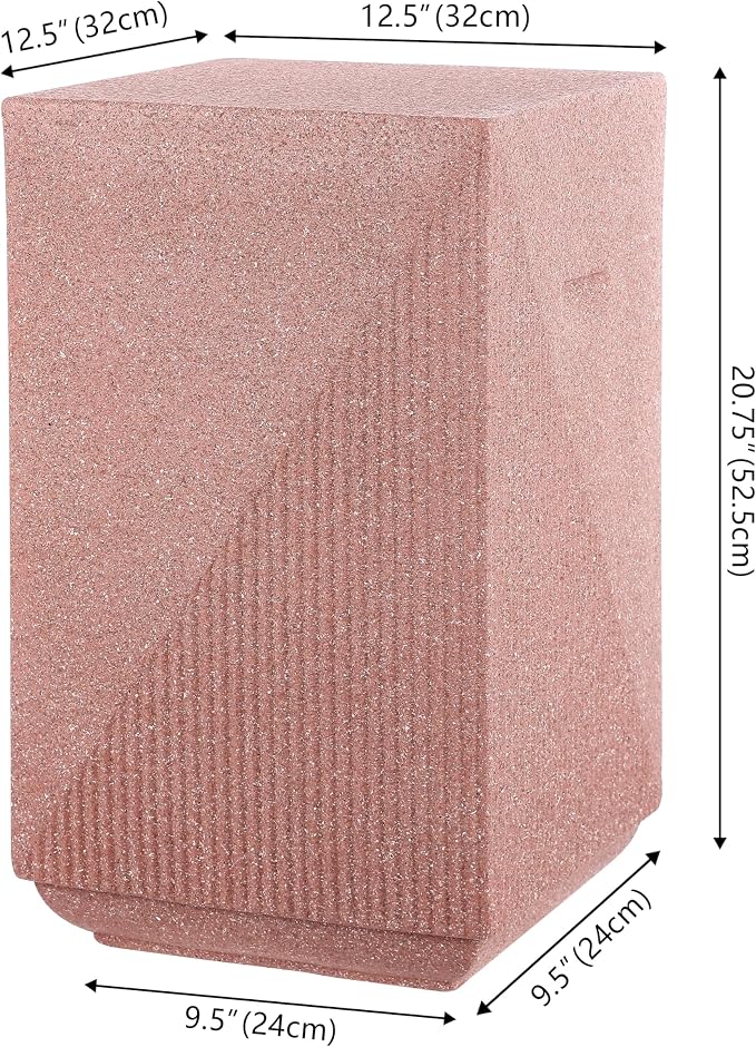 JONATHAN Y TBL1104C Adrian 20.75" Contemporary Minimalist Square Indoor/Outdoor - Image 3
