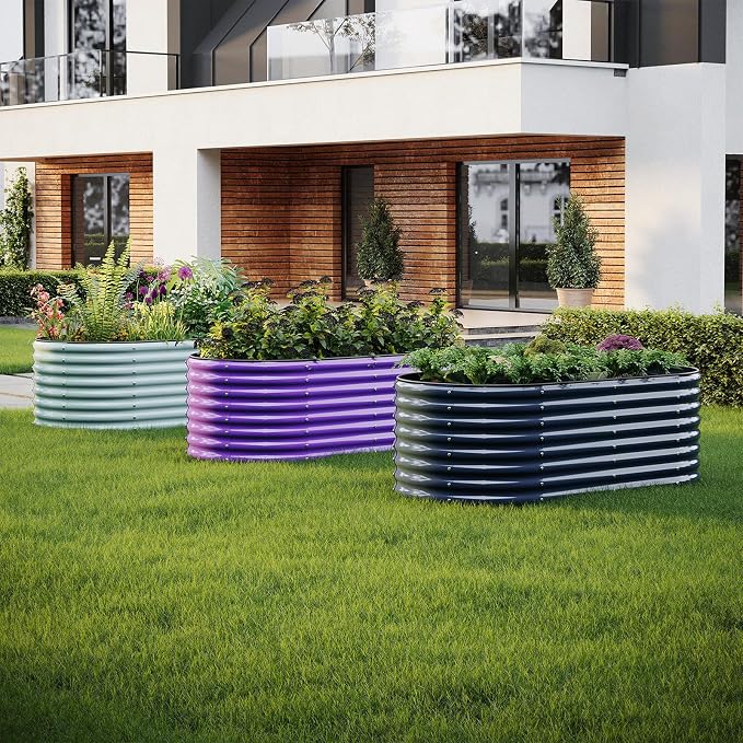 Galvanized Metal Planter Raised Garden Bed Kit - Image 6