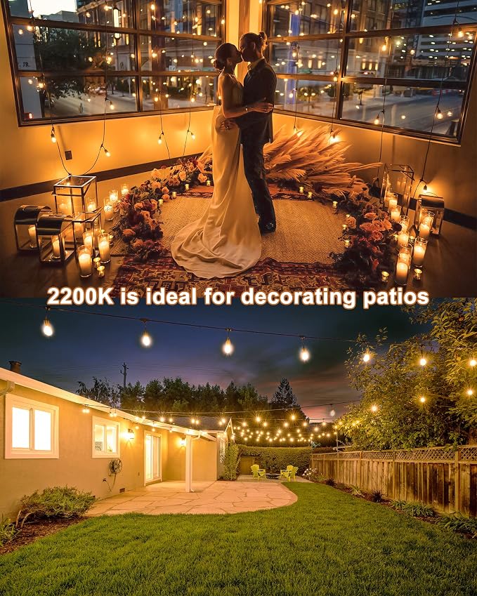 GANA 12V Low Voltage & Safe LED Outdoor String Lights, 75FT 24 Shatterproof - Image 7