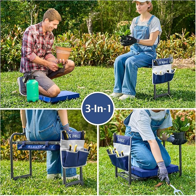 ikkle 838LB+ Capacity Garden Kneeler and Seat - Image 8