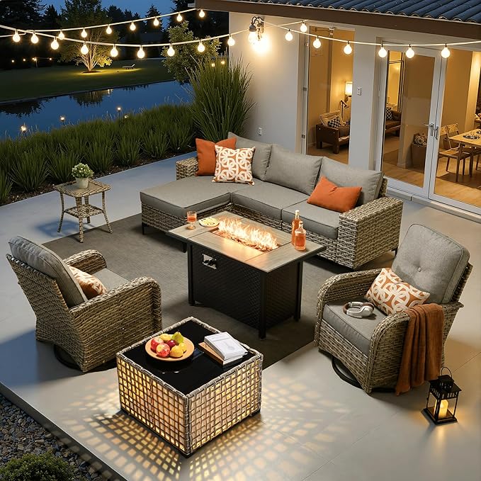 ovios 9-Piece Patio Furniture Set by OVIOS