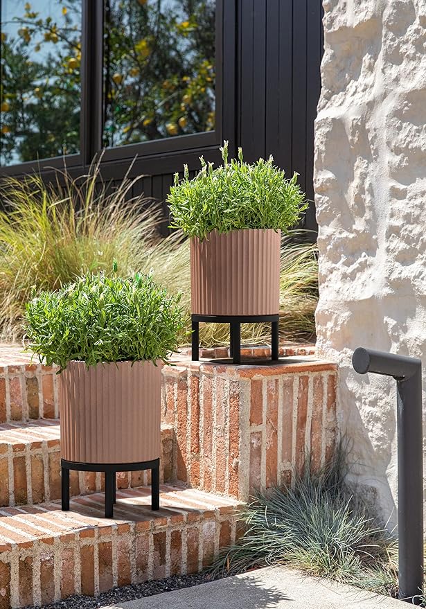 Veradek Demi Series Round Planter w/Stand - Image 8