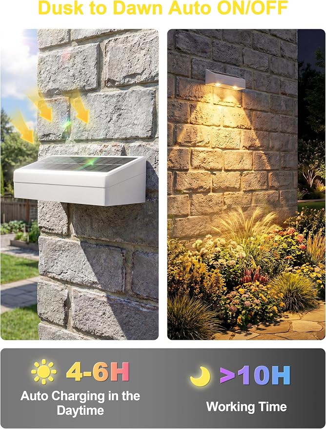 Solar Fence Lights Outdoor - Image 7