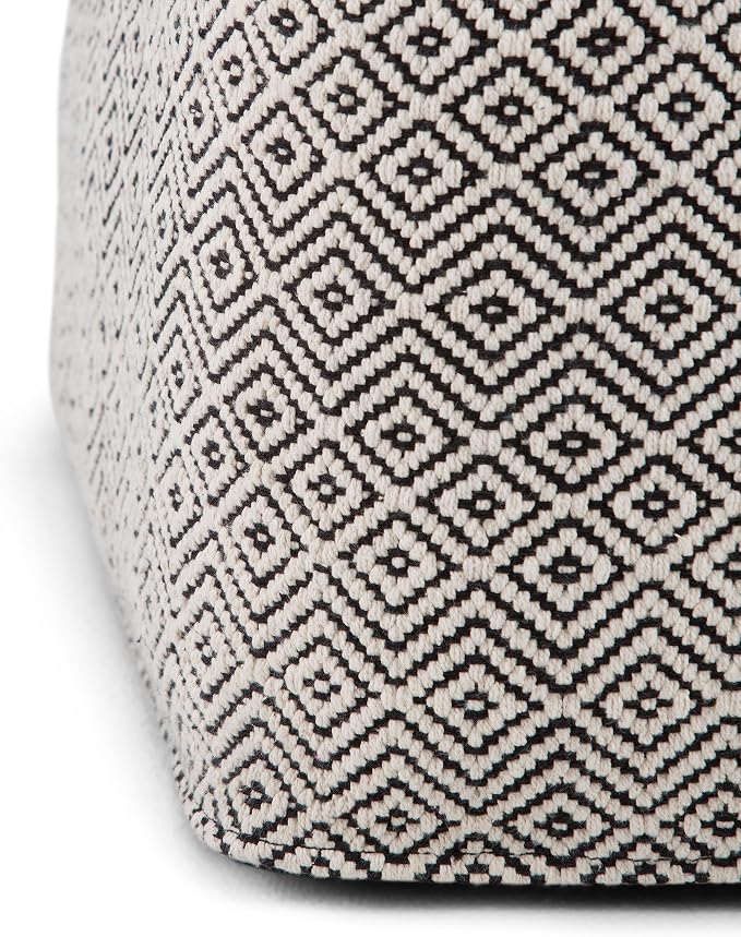 SIMPLIHOME Brynn Square Pouf - Image 7