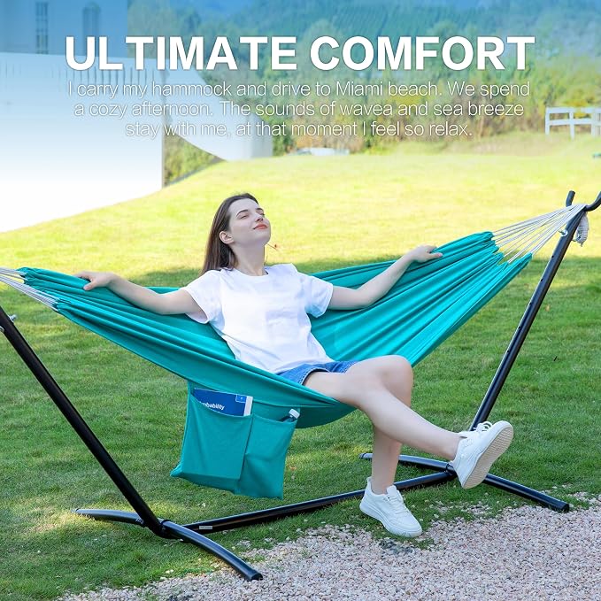 PNAEUT Double Hammocks with Stand - Image 3