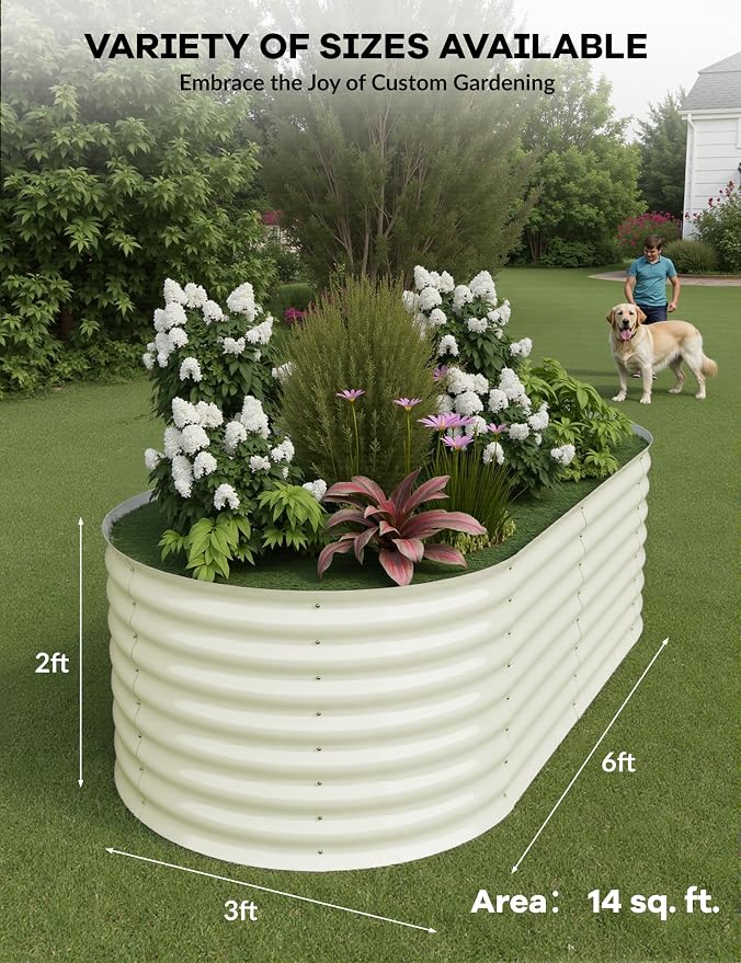 GarveeLife 2 Pcs Raised Garden Beds Outdoor 6x3x2 ft - Image 3