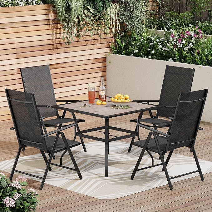 PHI VILLA Outdoor Patio Dining Set by PHIVILLAThepioneerofcomfortablehouseholdsupplies