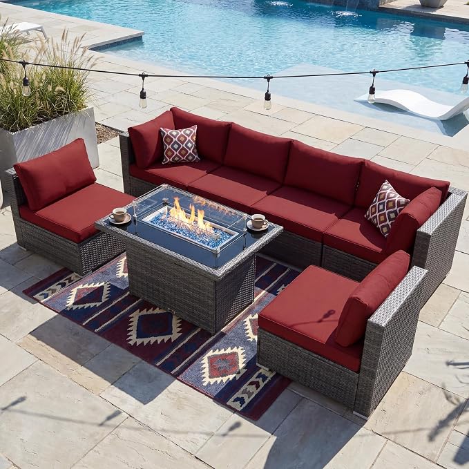 NICESOUL 7 Piece Outdoor Patio Furniture - Image 2
