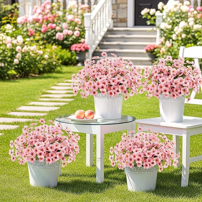 MACTING 12 Bundles Artificial Flowers - Image 2