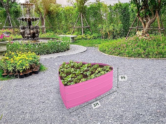 Plant & Plot Galvanized Raised Garden Beds Outdoor // Planter Raised Beds - Image 6
