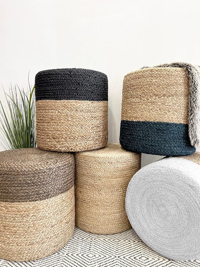 S & L Homes Pouf Ottoman - Image 6