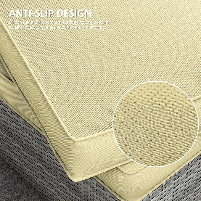 14 Pcs Outdoor Cushion Covers Patio Cushion Slipcovers Replacement Splash Proof - Image 3