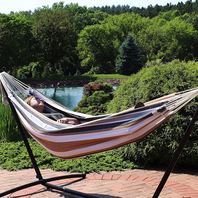 Sunnydaze Double Brazilian Cotton Hammock - Image 4
