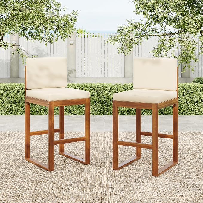 Christopher Knight Home Gree Outdoor Counter Height Bar Stools Set of 2 by ChristopherKnightHome