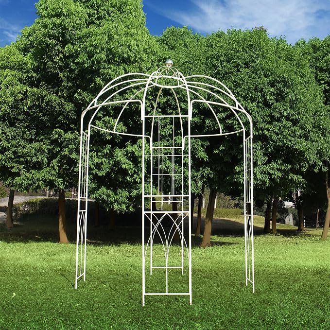 OUTOUR French Style Birdcage Shape Heavy Duty Gazebo, Pergola Pavilion Arch - Image 3