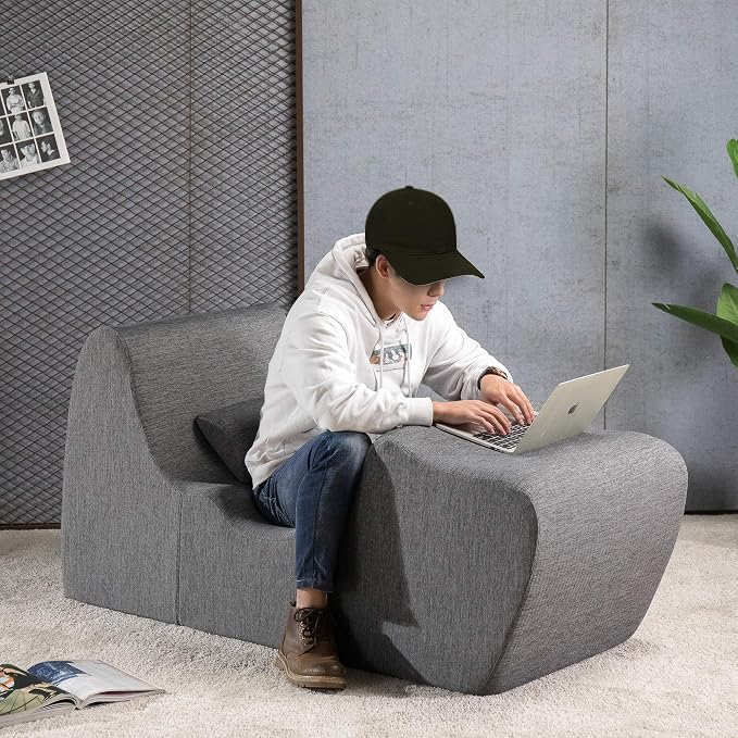 Zinus Lotus Zero Gravity Chaise Lounger, Foam Recliner - Image 4