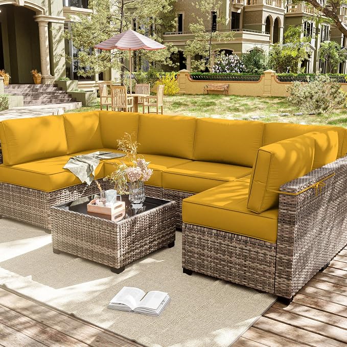 14 Pcs Outdoor Cushion Slipcovers Outdoor Patio Cushion Covers Replacement - Image 7