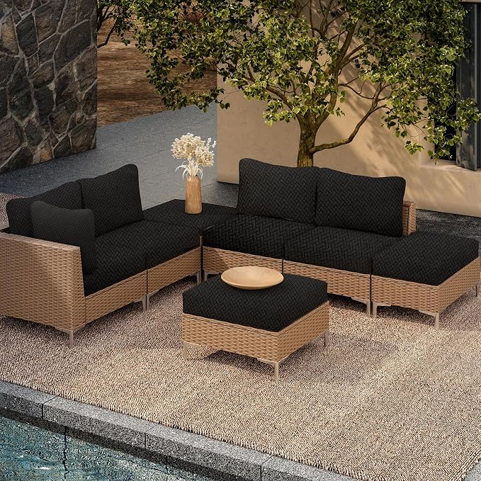 Outdoor Cushion Covers Set, Replacement - Image 6
