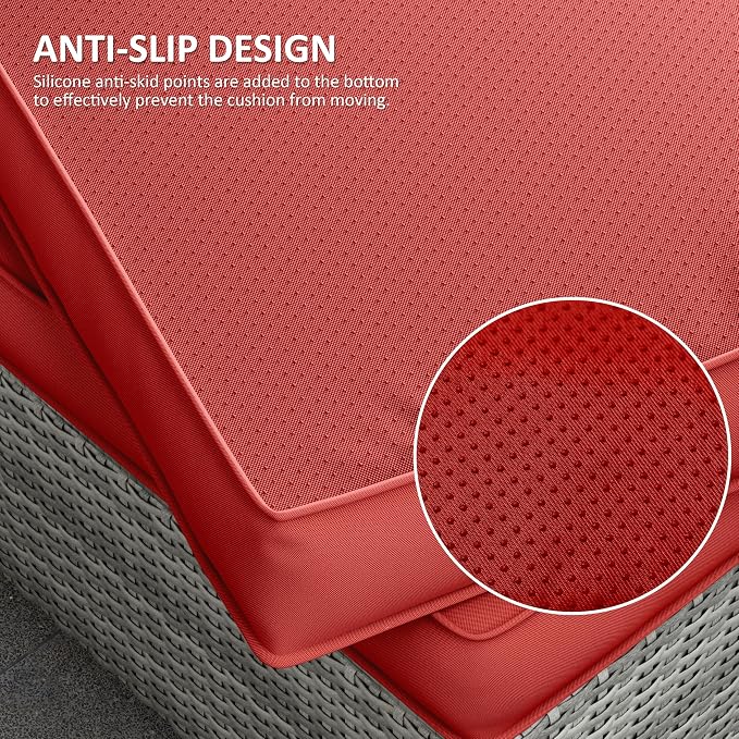 14 Pcs Outdoor Cushion Covers Patio Cushion Slipcovers Replacement Splash Proof - Image 3
