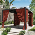 Gazebo Universal Replacement Privacy Curtain, 4-Panels Sidewall Curtains by WelcometoKimunukStore