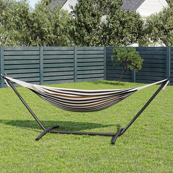 GarveeLife Double 2 Person Hammock, Indoor Outdoor Standing Hammock - Image 2