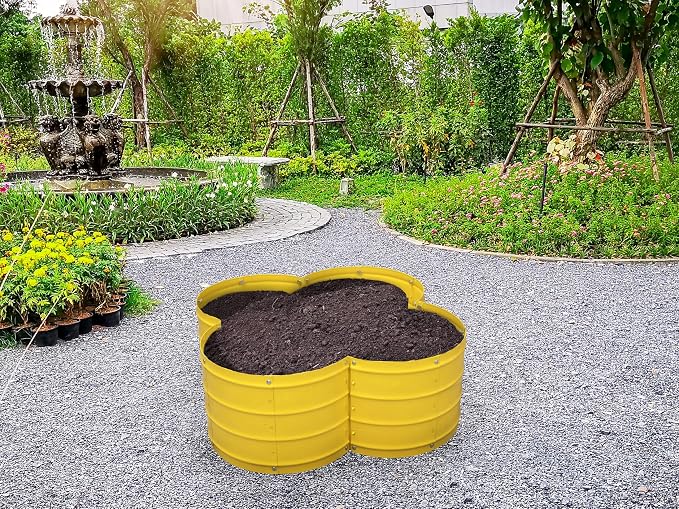Plant & Plot Galvanized Raised Garden Beds Outdoor // 3×3×1 ft Planter Raised - Image 6