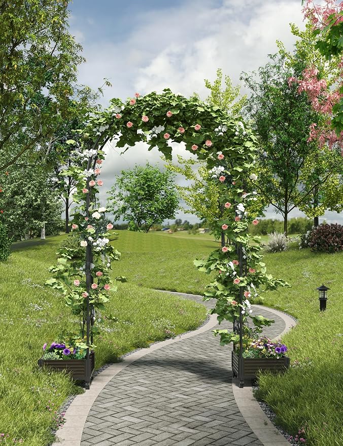 94.5 Inch Garden Arch Trellis - Image 5