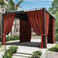 Gazebo Universal Replacement Privacy Curtain, 4-Panels Sidewall Curtains by WelcometoKimunukStore