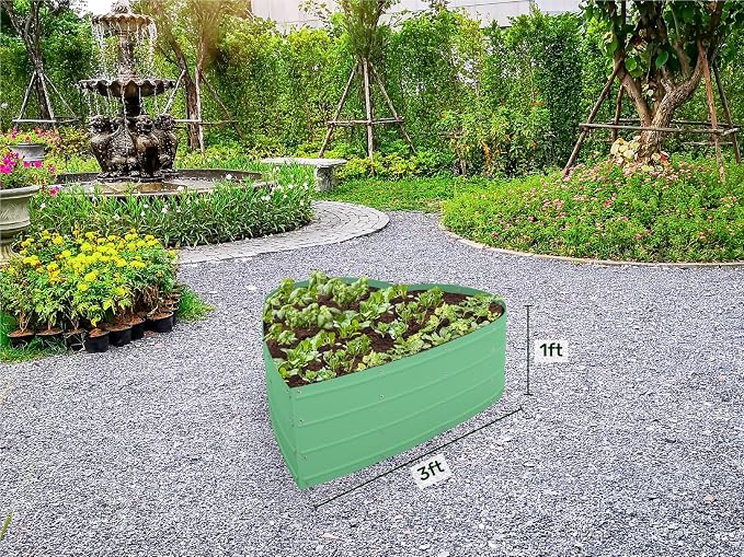 Plant & Plot Galvanized Raised Garden Beds Outdoor // Planter Raised Beds - Image 6