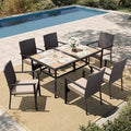 HERA'S HOUSE 7 PCS Outdoor Dining Sets by HERASHOUSE
