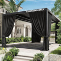 Gazebo Universal Replacement Privacy Curtain, 4-Panels Sidewall Curtains by WelcometoKimunukStore