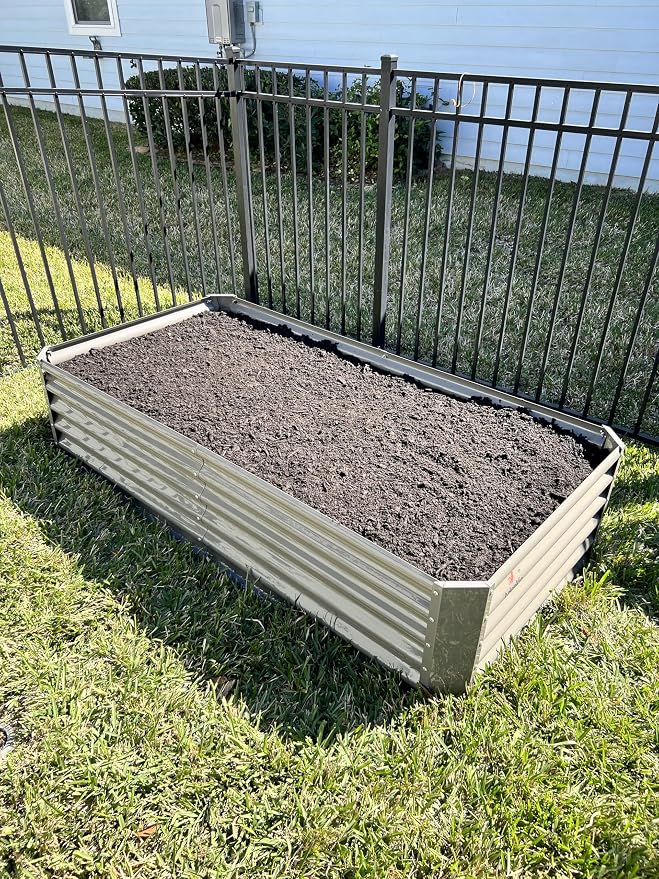 A ANLEOLIFE 8-Pack 6X3X1.5ft & 74x74x18 in Deep Root Galvanized Raised Garden - Image 6