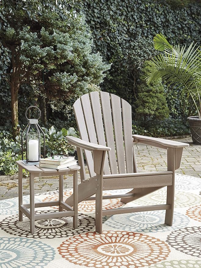 Signature Design by Ashley Sundown Treasure Outdoor Patio HDPE Adirondack Chair - Image 15