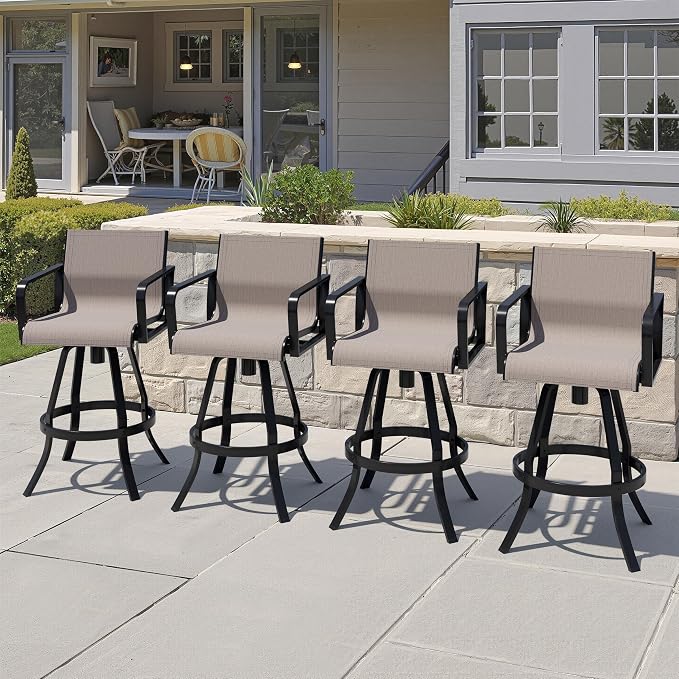 Crestlive Products Outdoor Swivel Bar Stools - Image 8