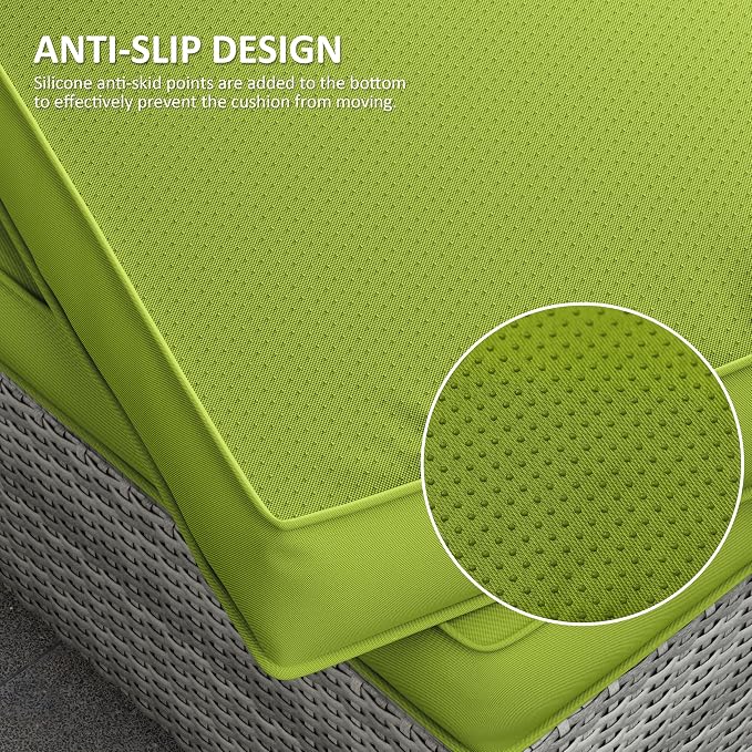14 Pcs Outdoor Cushion Covers Patio Cushion Slipcovers Replacement Splash Proof - Image 3