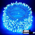 JMEXSUSS Blue Christmas String Lights Indoor Outdoor, 66ft 200 LED Blue String by JMEXSUSS
