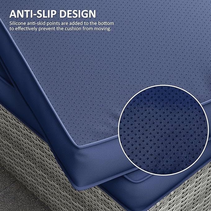 14 Pcs Outdoor Cushion Covers Patio Cushion Slipcovers Replacement Splash Proof - Image 3