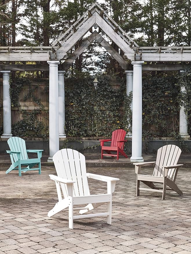 Signature Design by Ashley Sundown Treasure Outdoor Patio HDPE Adirondack Chair - Image 18