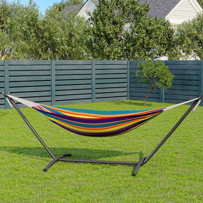 GarveeLife Double 2 Person Hammock, Indoor Outdoor Standing Hammock - Image 2