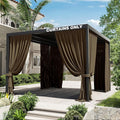 Gazebo Universal Replacement Privacy Curtain, 4-Panels Sidewall Curtains by WelcometoKimunukStore