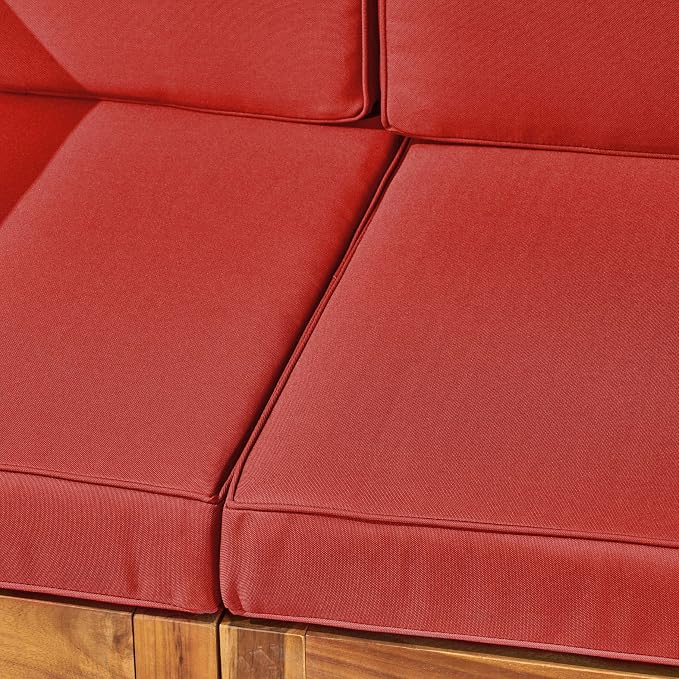 GDFStudio Outdoor V-Shaped Sectional Sofa Set - Image 7