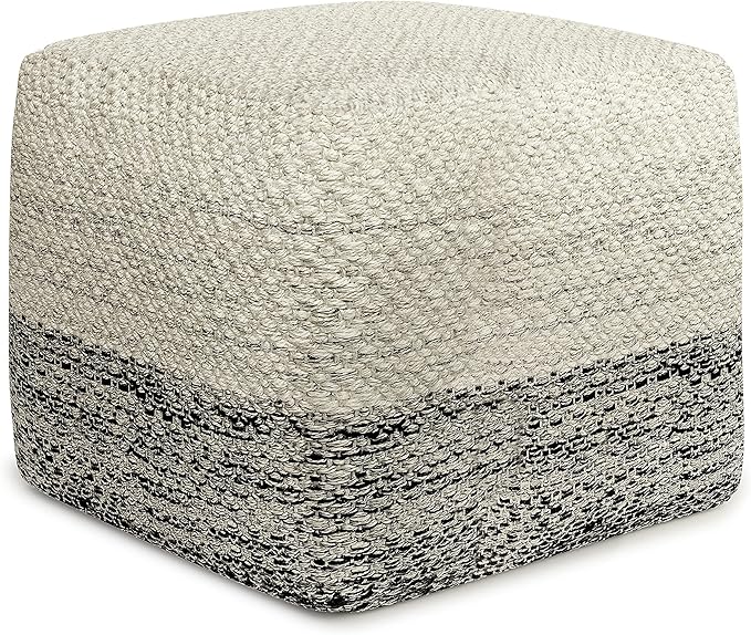 SIMPLIHOME Macie Square Pouf by SimpliHome