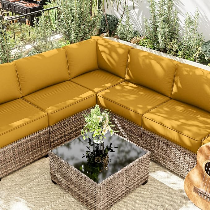 14 Pcs Outdoor Cushion Slipcovers Outdoor Patio Cushion Covers Replacement - Image 6